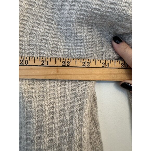 Zadig Voltaire 100% Cashmere Markus Knit Sweater Gray Neutral Luxury Designer S - Picture 4 of 11